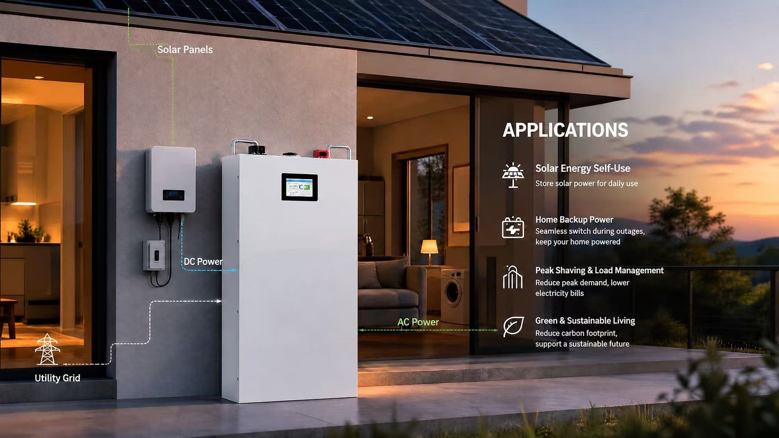 Home Energy Storage Lithium Ion Battery